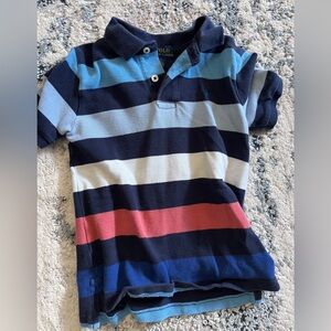 Polo by Ralph Lauren stripped polo short sleeve toddler size 5.
